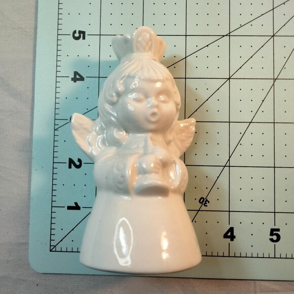 Handerbeit Praying Musician Angels Candle Holders White Porcelain Germany - Picture 14 of 16